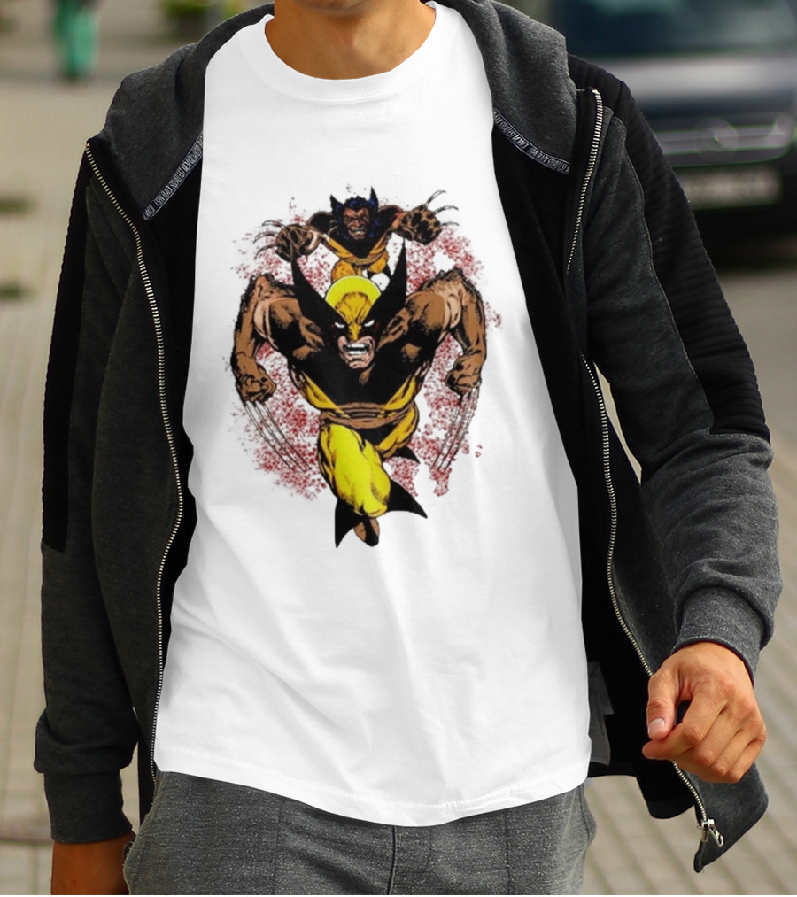 2025 Wolverine And Sabretooth Marvel Ashtro Logan T-Shirt