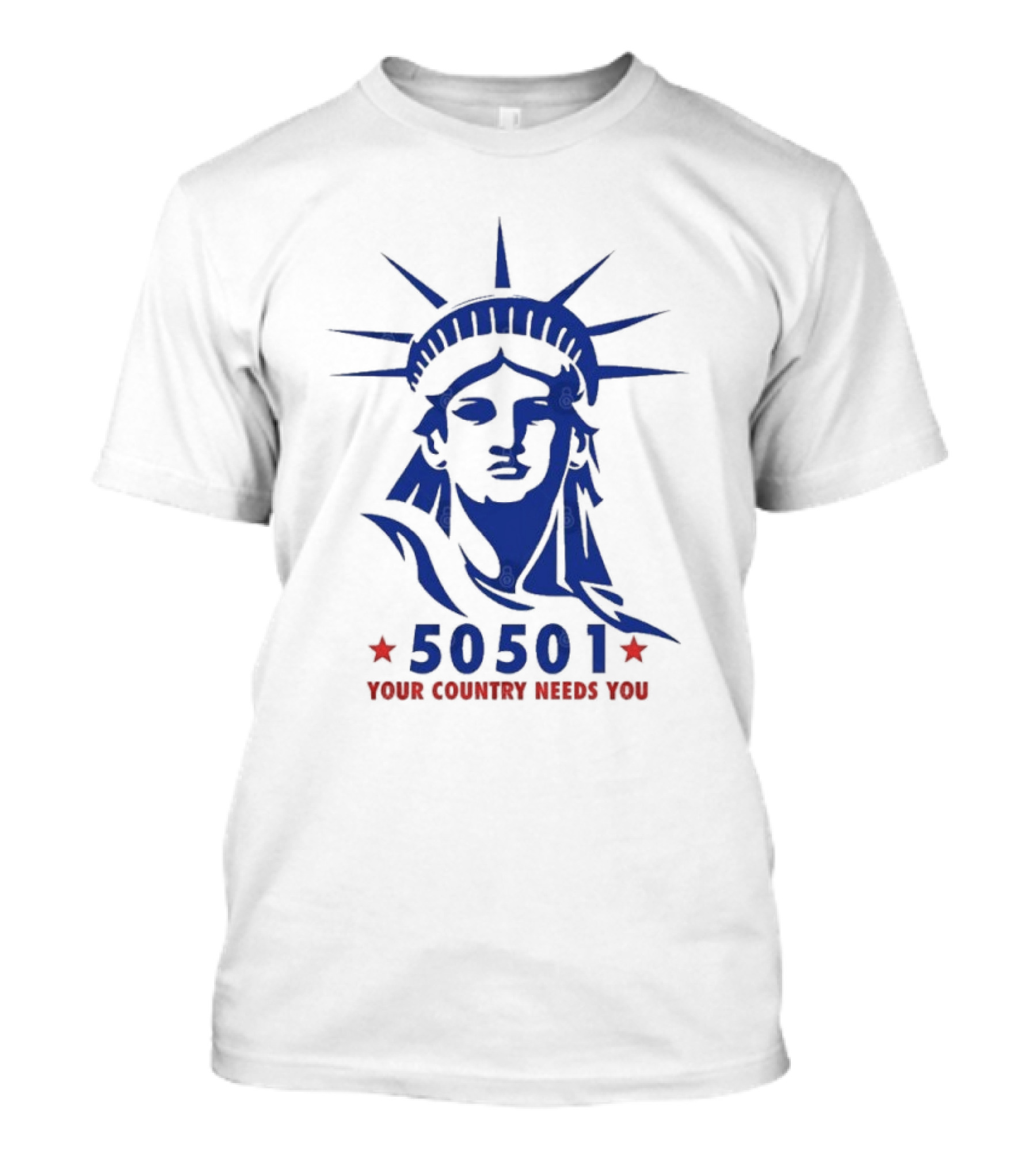 50501 Your Country Needs You Statue Of Liberty Democracy T-Shirt