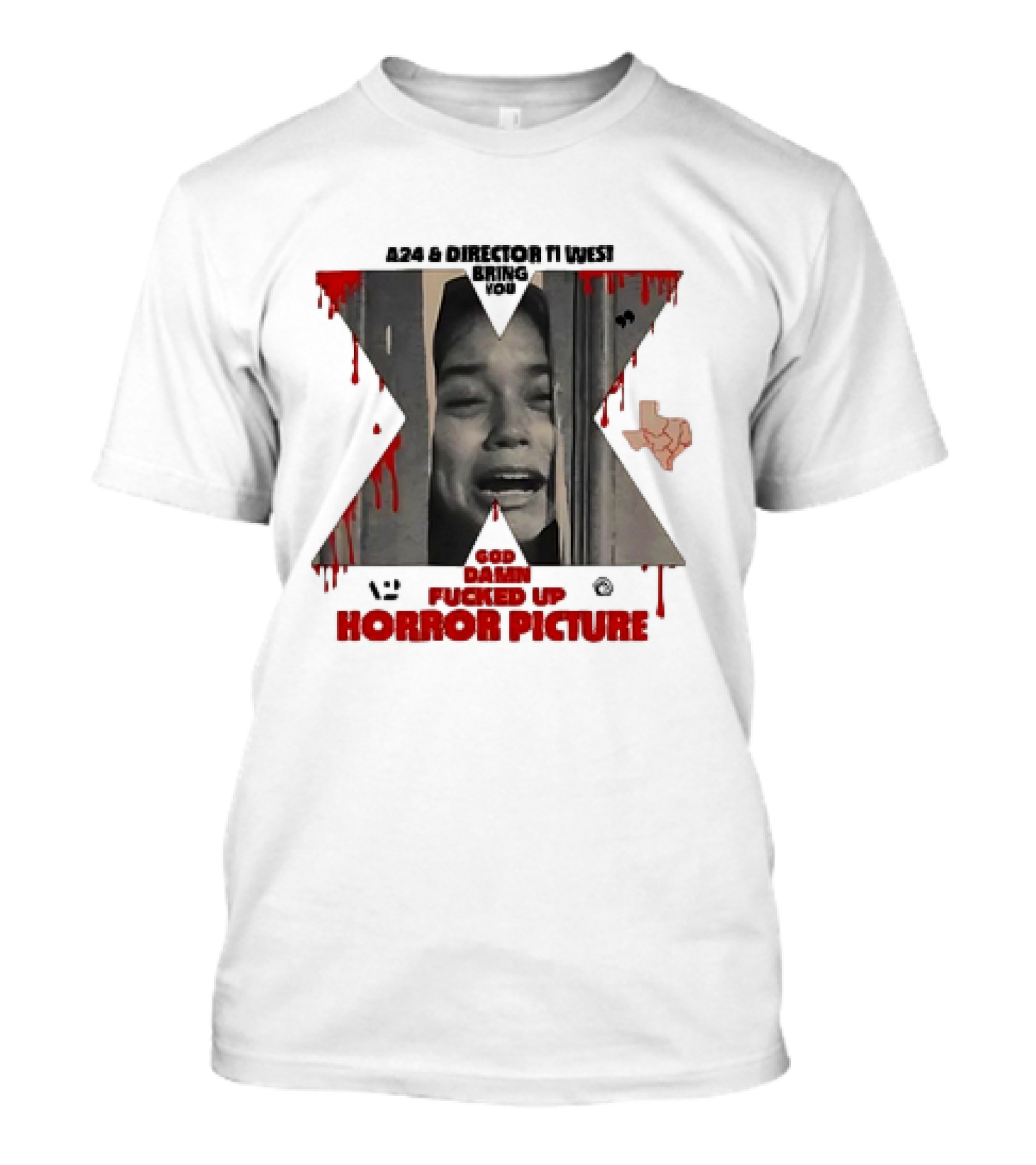 A24 Ti West Bring You The Scariest X Horror Picture T-Shirt