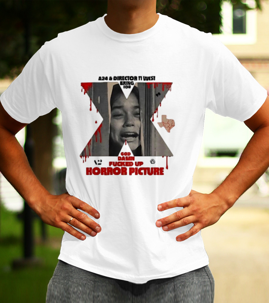 A24 Ti West Bring You The Scariest X Horror Picture T-Shirt