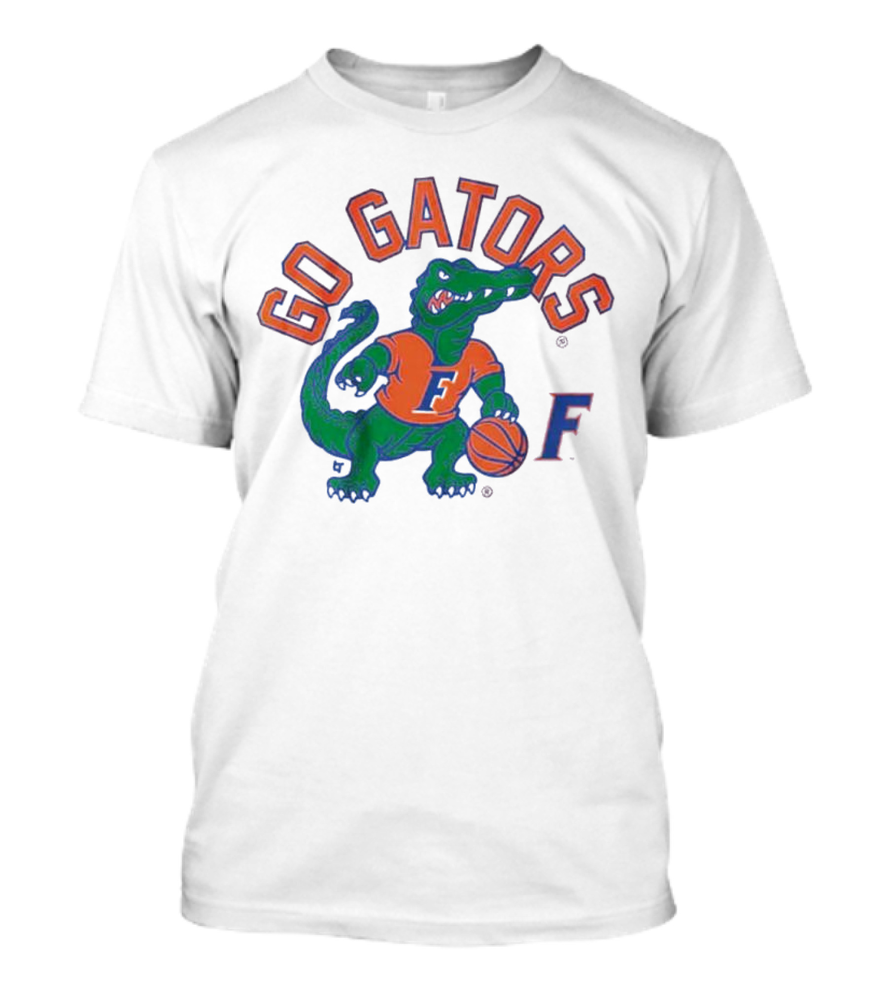 Go Gators Florida Mascot F Basketball T-Shirt