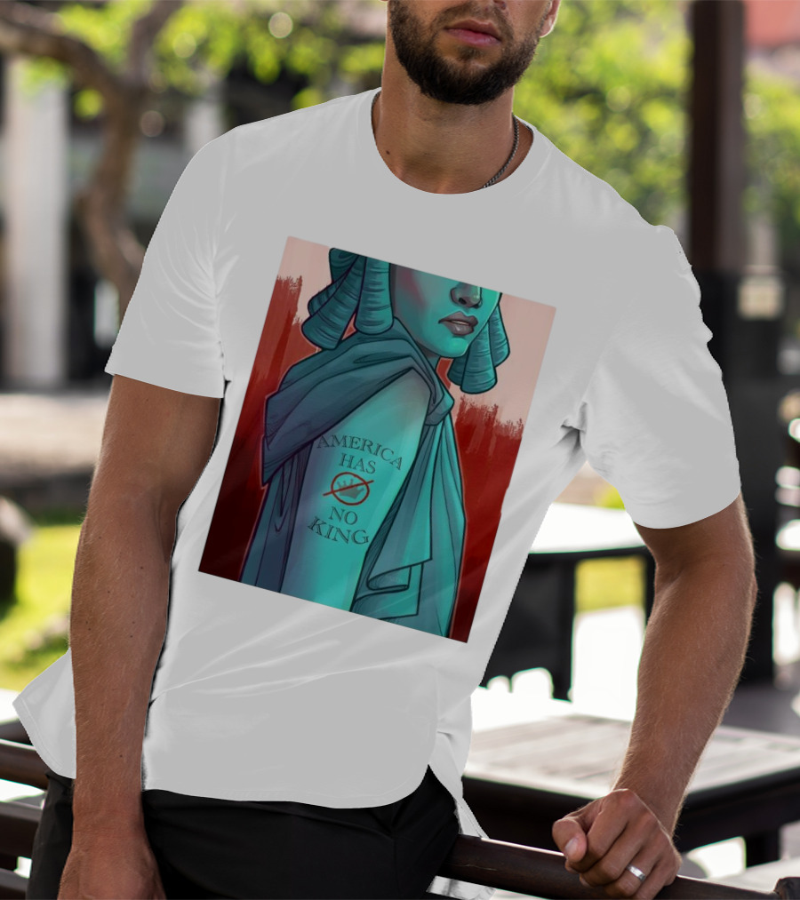 America Has No King Lady Liberty 2025 T-Shirt