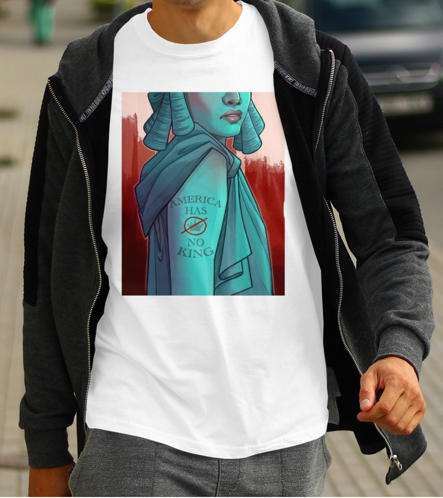 America Has No King Lady Liberty 2025 T-Shirt