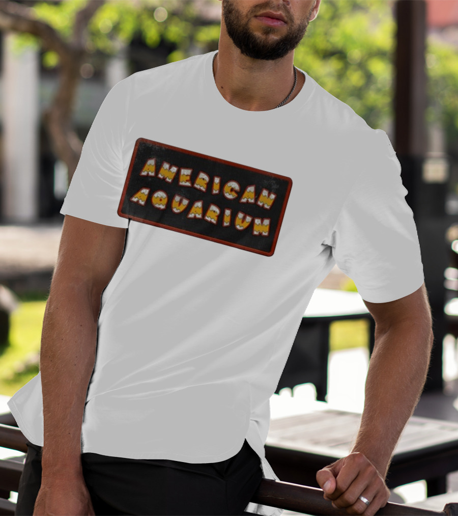 American Aquarium Vintage Aesthetic Letters T-Shirt