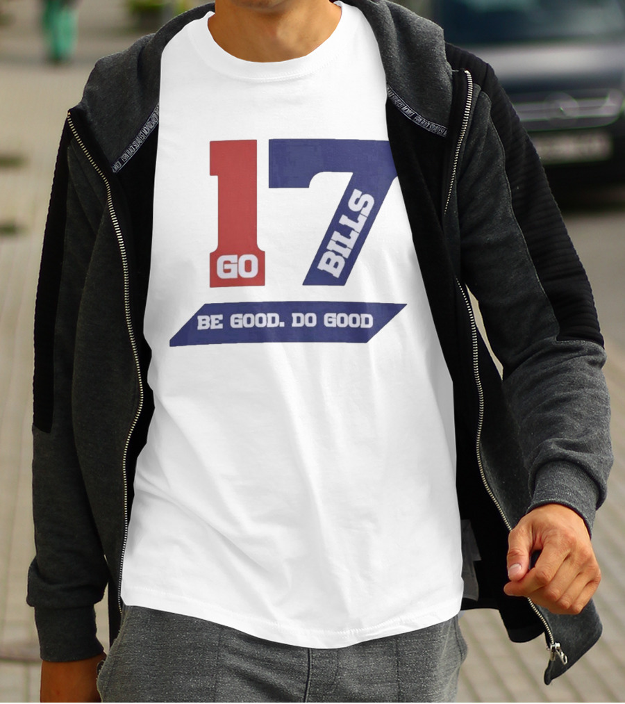 Awesome Josh Allen MVP Go Bills 17 Be Good Do Good God Bless T-Shirt