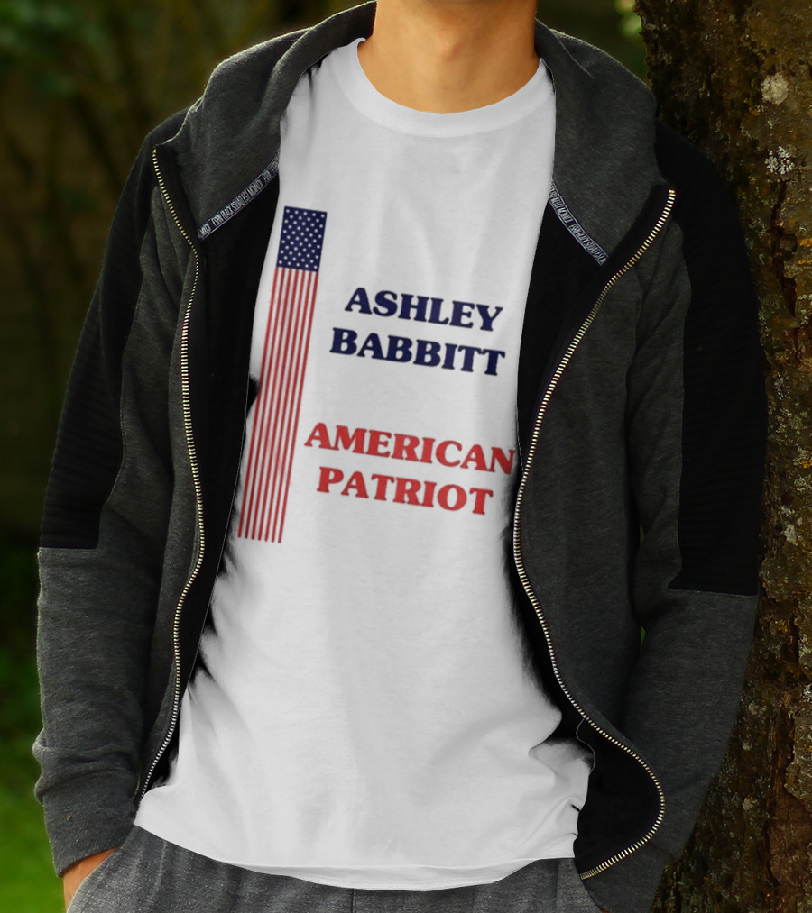 Ashley Babbitt American Patriot Flag Stripe Stars T-Shirt