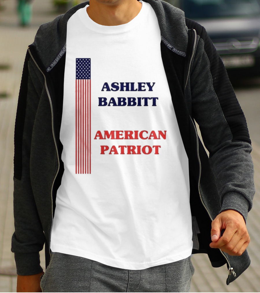 Ashley Babbitt American Patriot Flag Stripe Stars T-Shirt