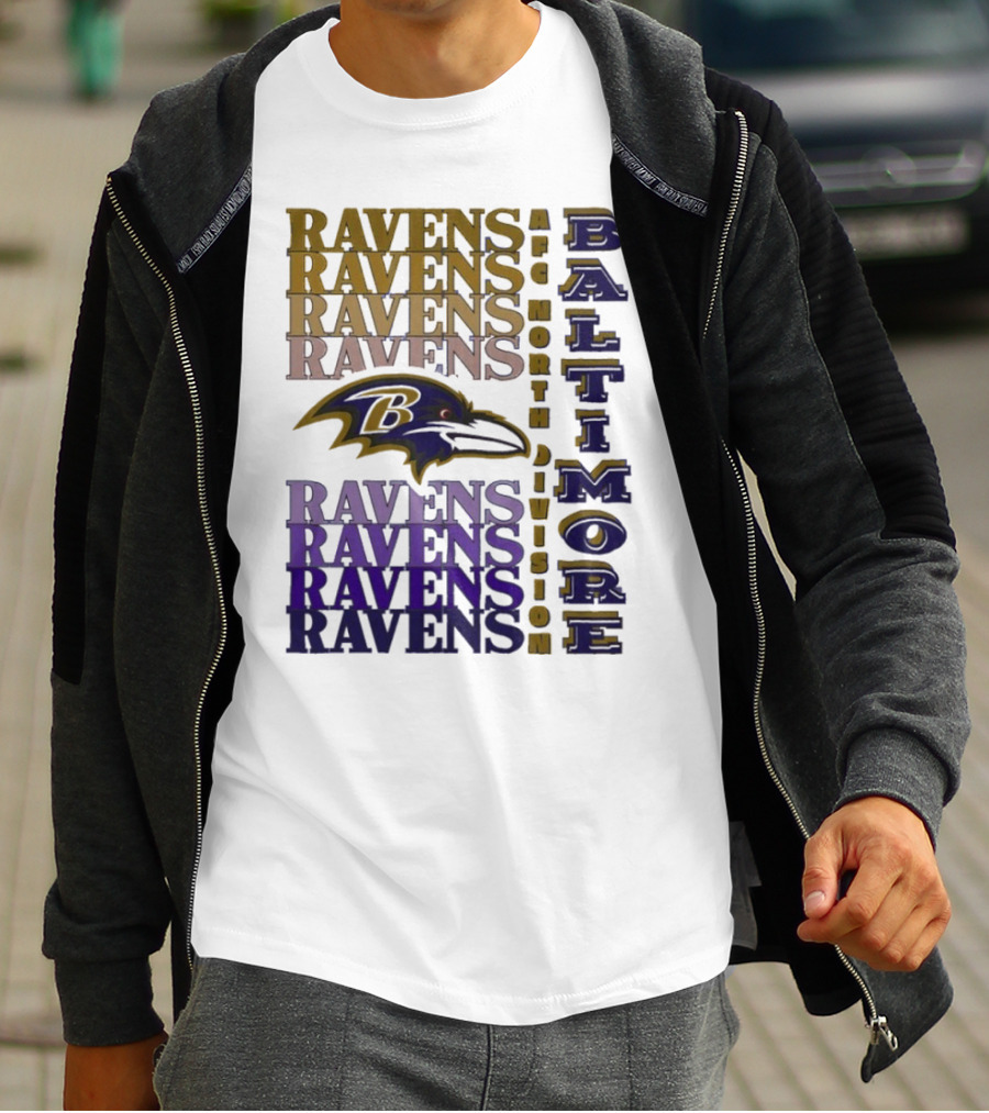 Baltimore Ravens AFC North Division Baltimore Ravens Ravens Ravens Ravens Ravens T-Shirt
