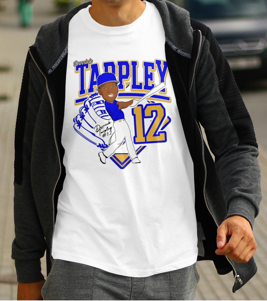 Derrick Tarpley 12 Baseball Player Art 2025 T-Shirt