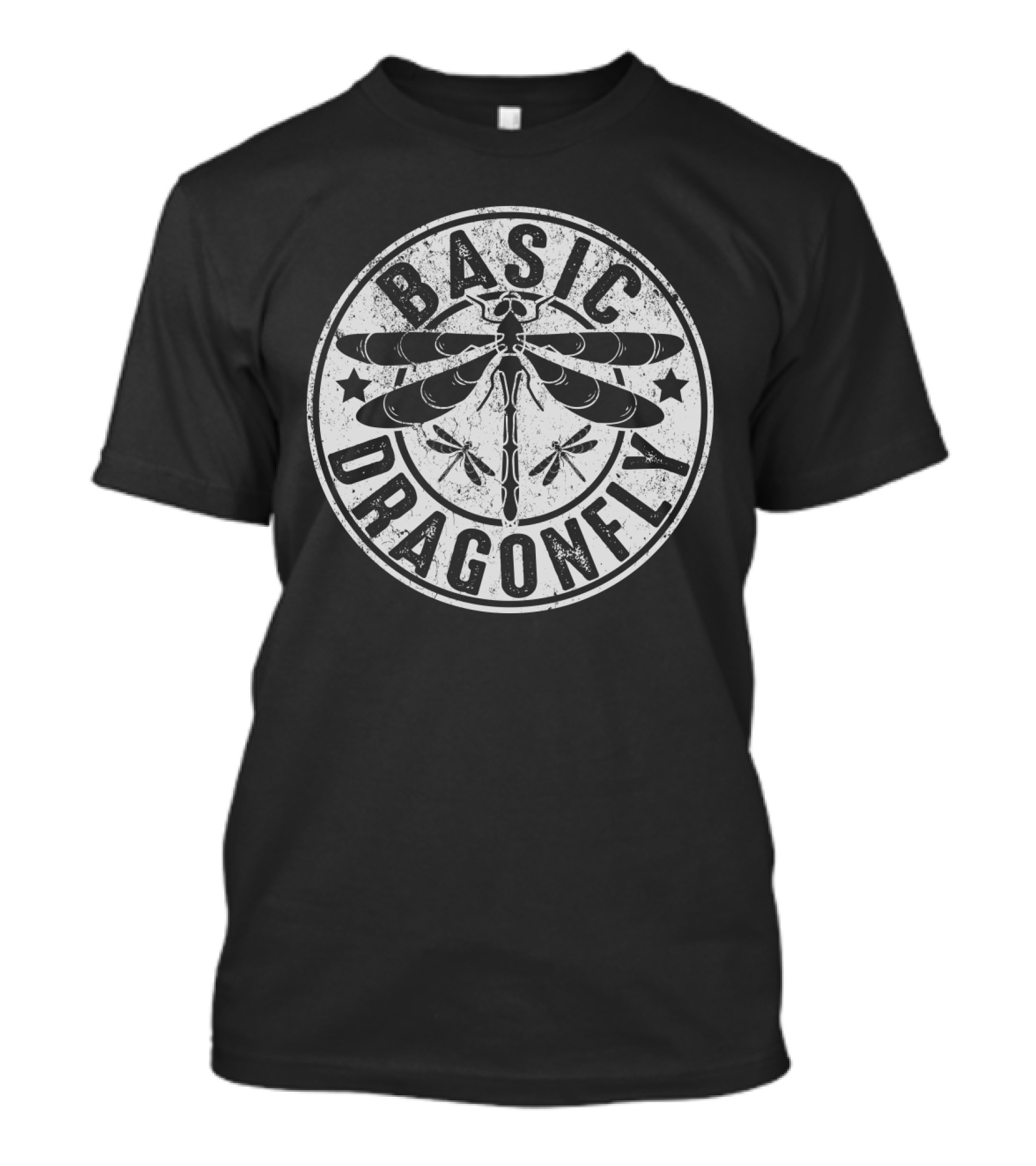 Basic Dragonfly Vintage Circle T-Shirt