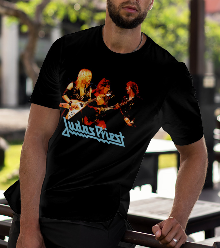 Judas Priest Band British Steeler Concert T-Shirt