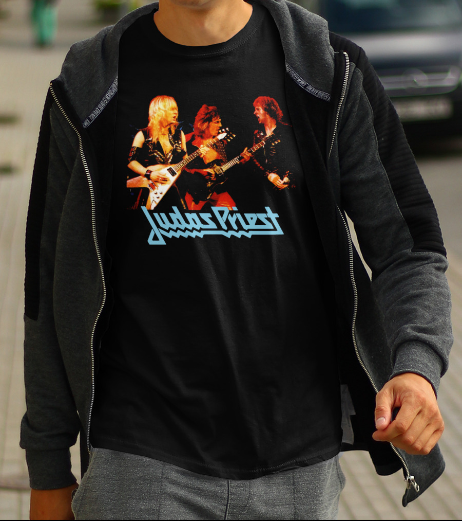 Judas Priest Band British Steeler Concert T-Shirt