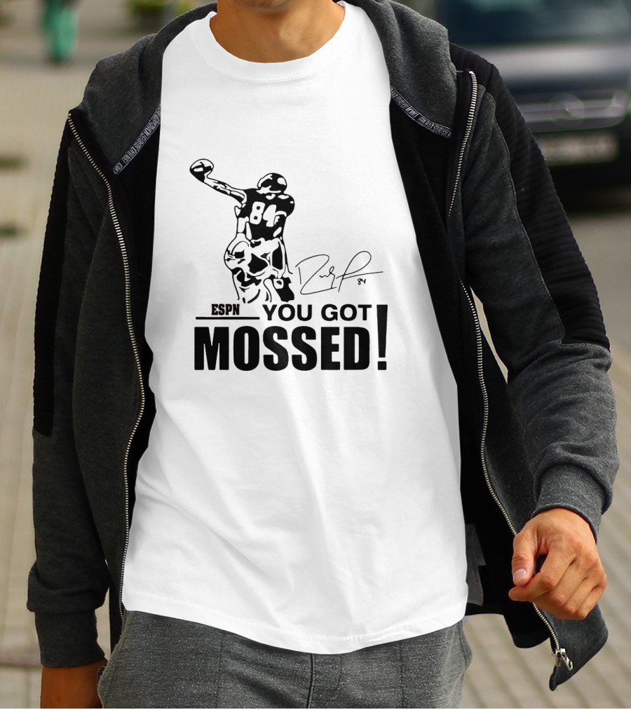 ESPN You Got Mossed 84 Signature Football T-Shirt