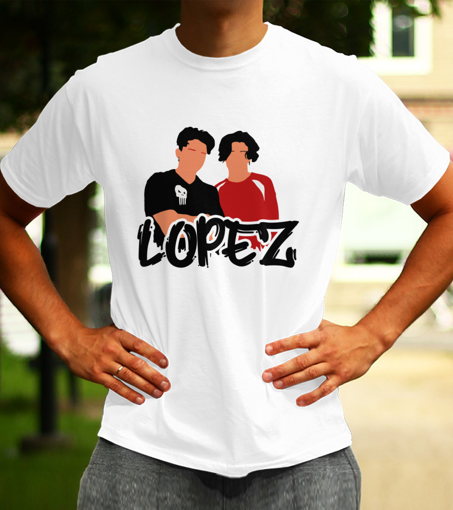 LOPEZ Punisher Skull Duo T-Shirt