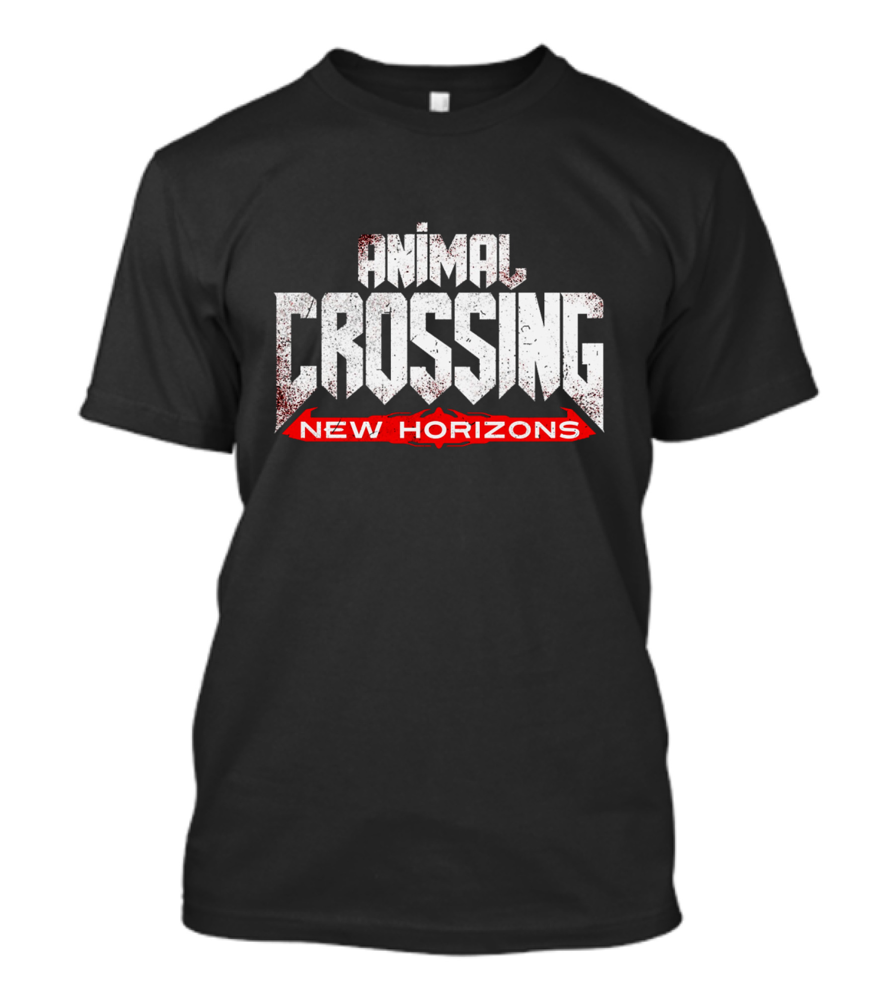 Animal Crossing New Horizons Doom Eternal Crossover T-Shirt