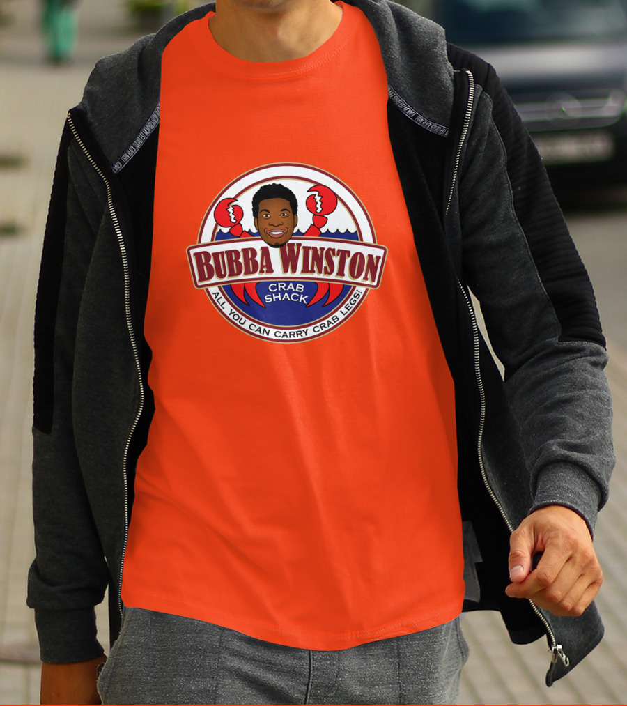 Bubba Winston Crab Shack All You Can Carry Crab Legs T-Shirt