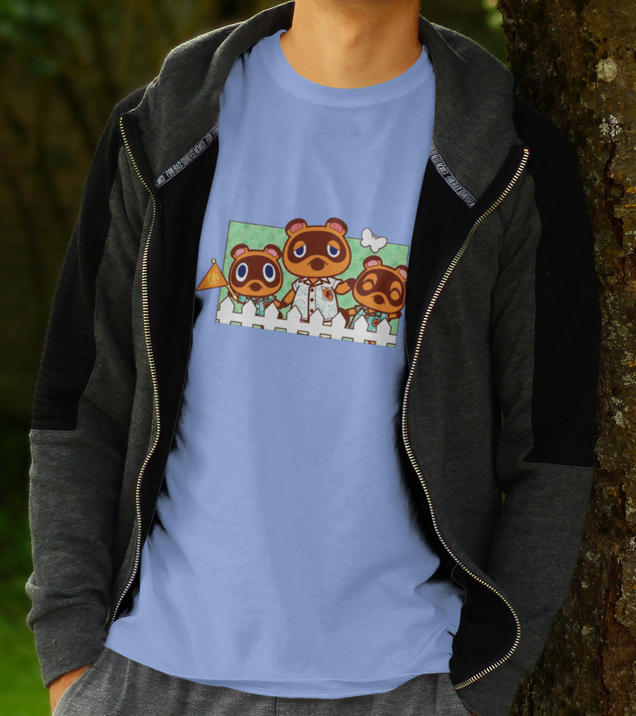 Animal Crossing New Horizons Tom Nook And Timmy And Tommy Trio Merch T-Shirt