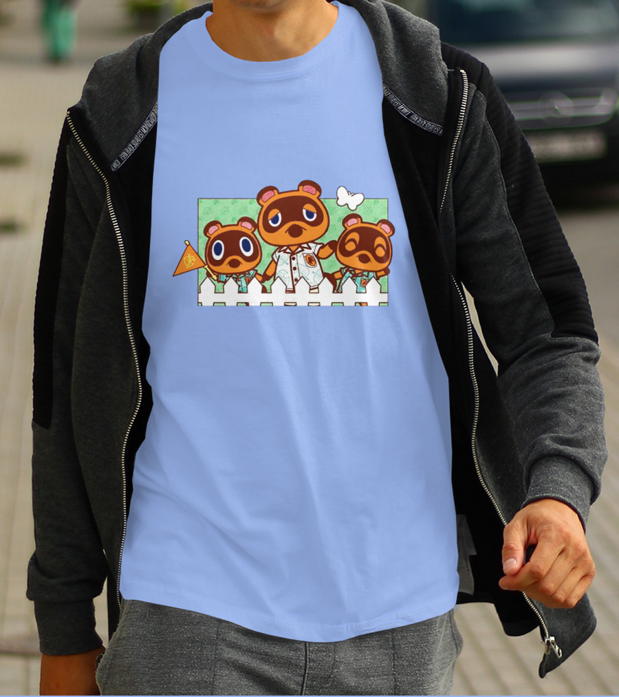 Animal Crossing New Horizons Tom Nook And Timmy And Tommy Trio Merch T-Shirt