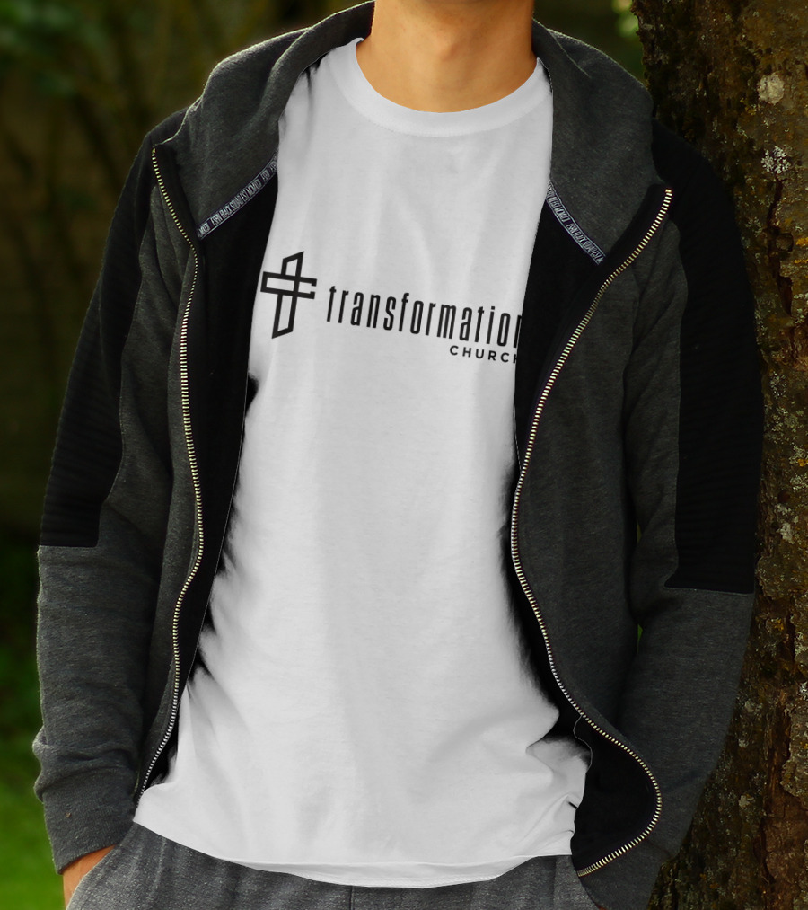 Transformation Church Cross Logo Merchandise T-Shirt