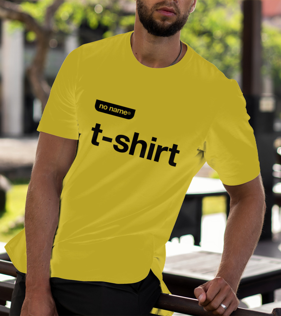 No Name T-Shirt Label Minimalist T-Shirt