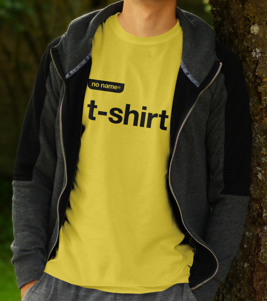 No Name T-Shirt Label Minimalist T-Shirt