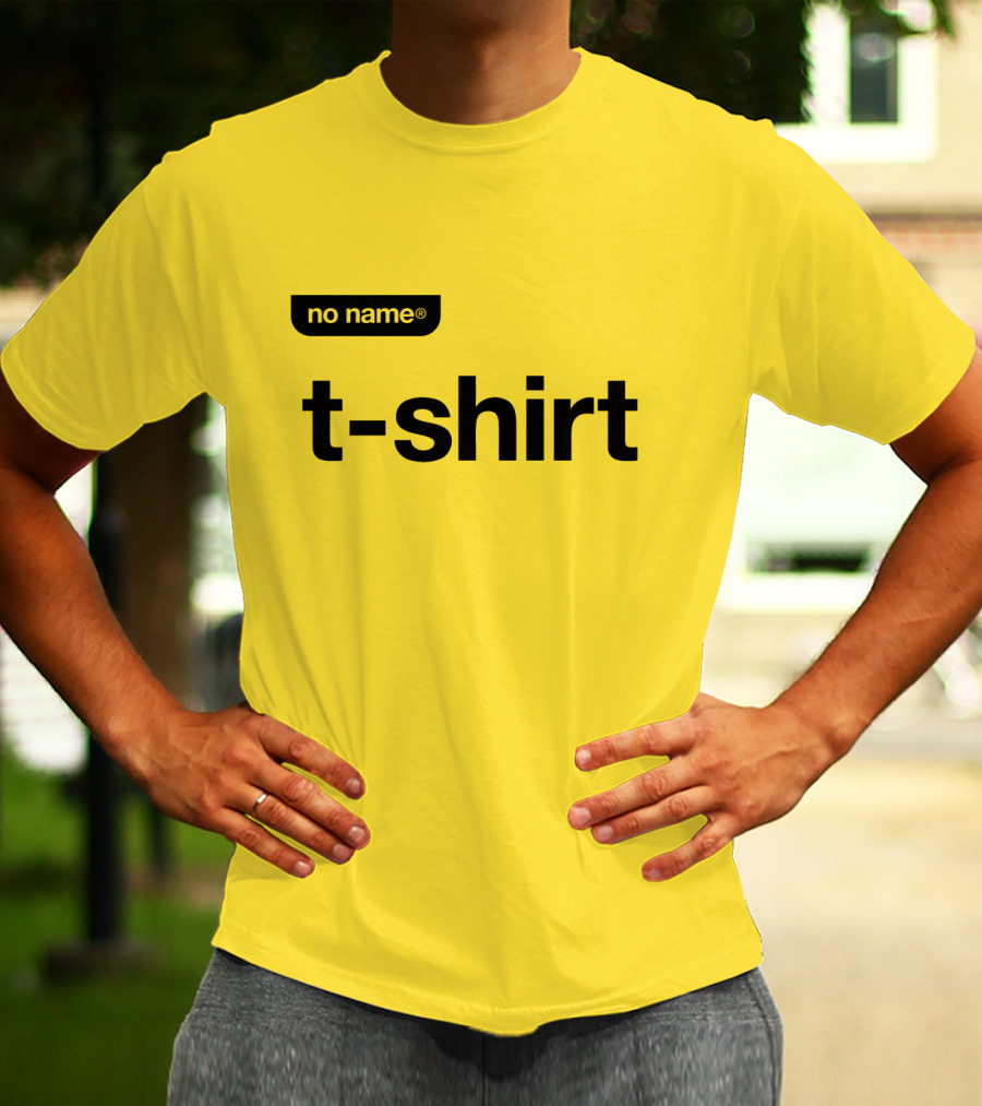 No Name T-Shirt Label Minimalist T-Shirt