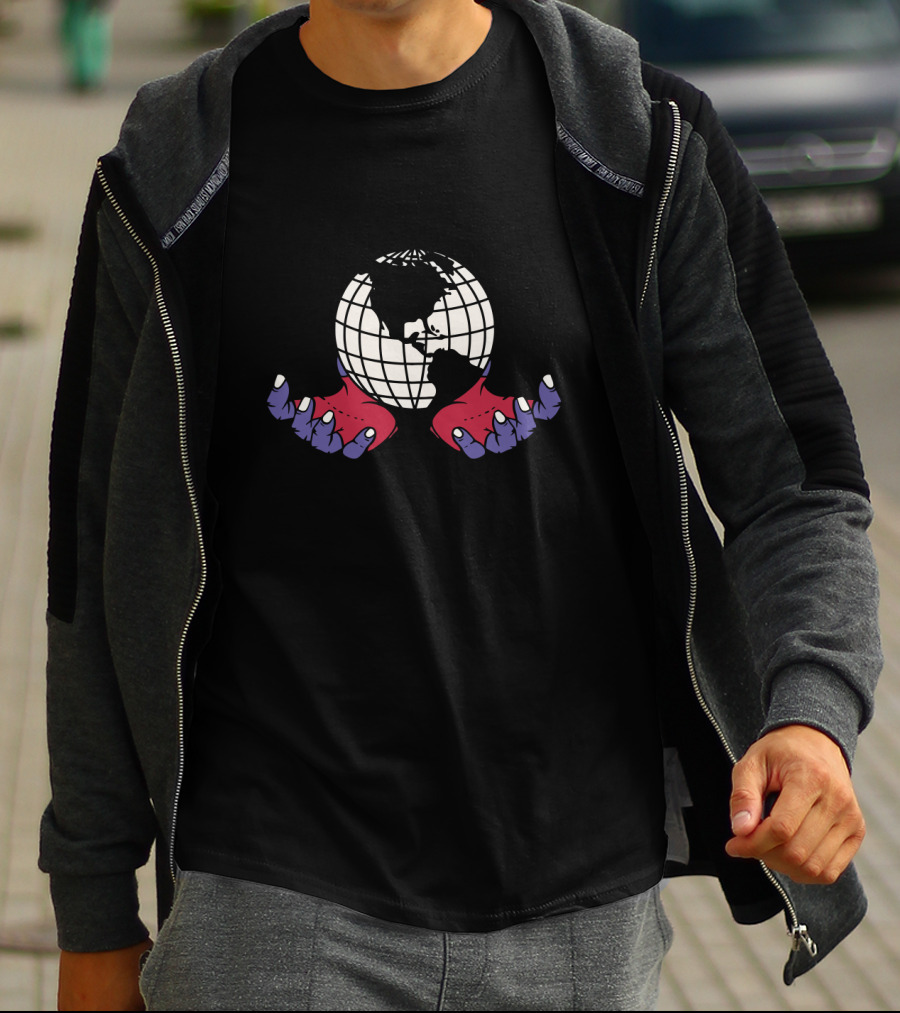 Dombresky Merch Globe In Hands T-Shirt