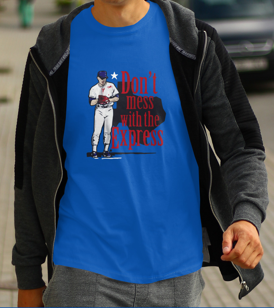 Don't Mess With The Express Bloody Nolan Ryan T-Shirt