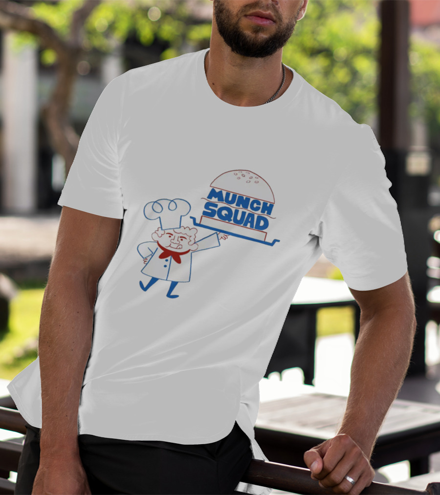 Munch Squad Chef Burger My Brother My Brother And Me Merch T-Shirt