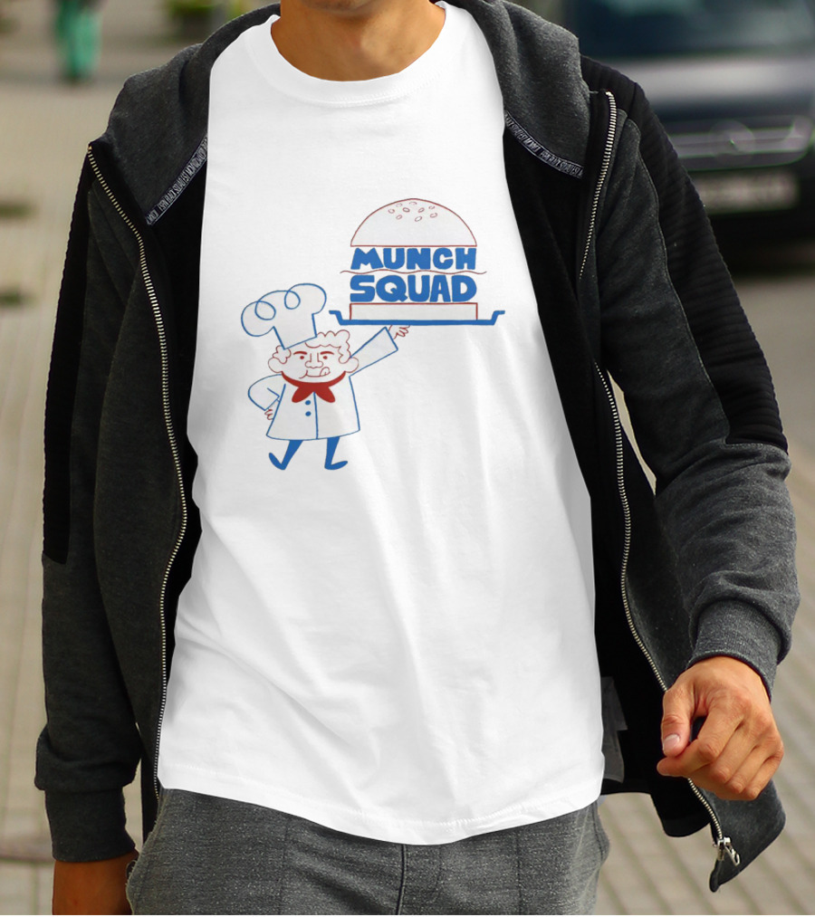 Munch Squad Chef Burger My Brother My Brother And Me Merch T-Shirt