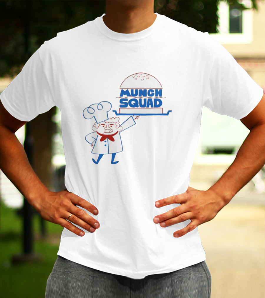 Munch Squad Chef Burger My Brother My Brother And Me Merch T-Shirt
