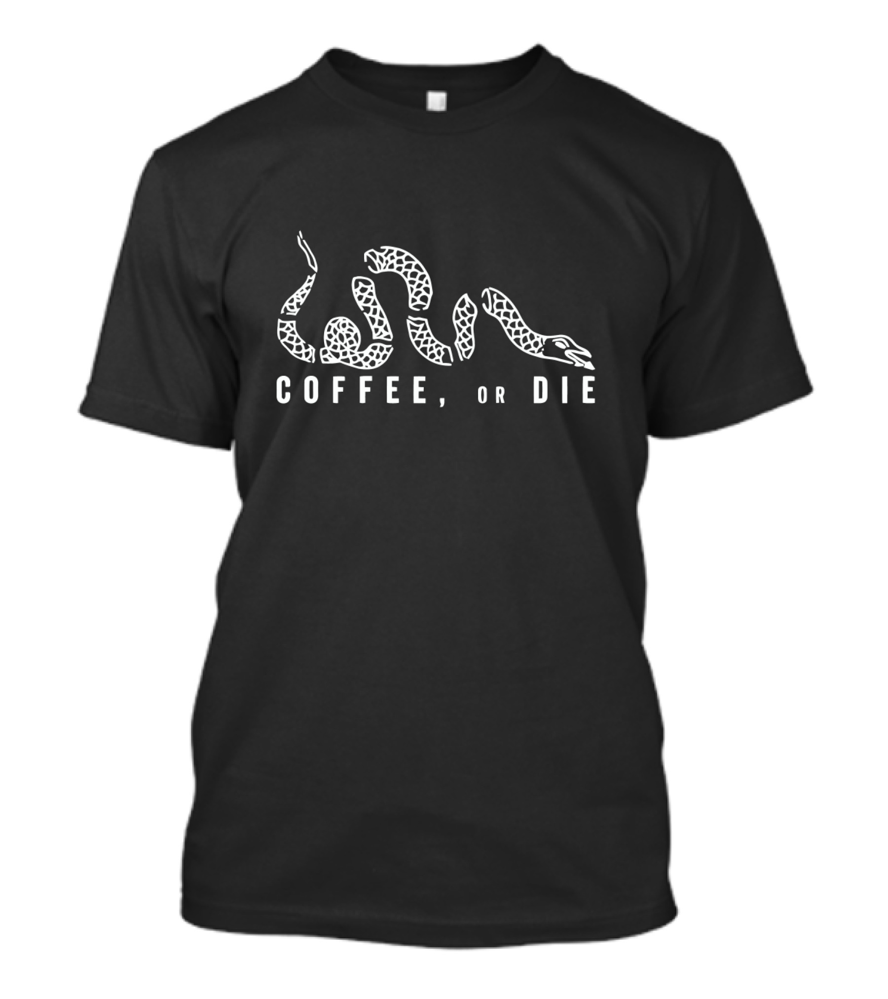 Coffee Or Die Snake T-Shirt
