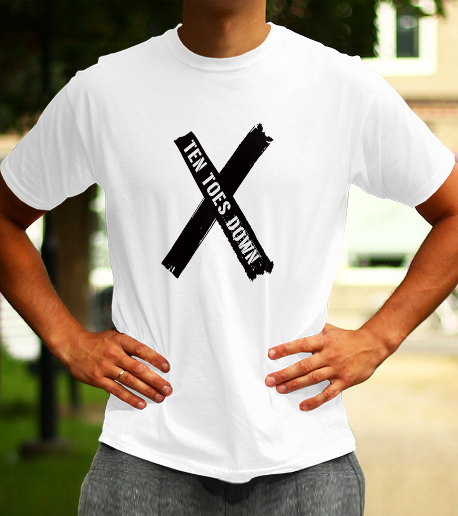 Deestroying Merch LIMITED Ten Toes Down X T-Shirt