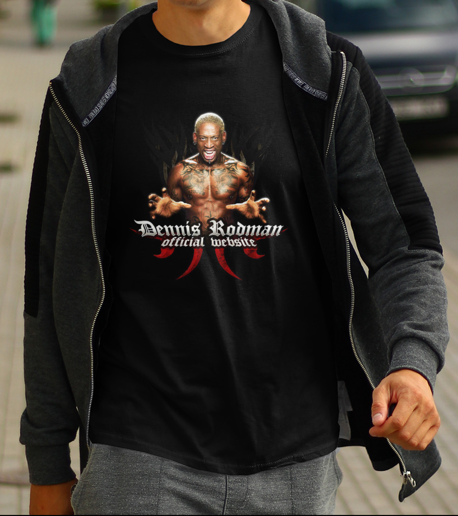 Dennis Rodman Official Website Rodzilla T-Shirt