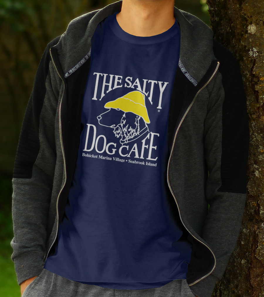 The Salty Dog Café Bohicket Marina Village Seabrook Island T-Shirt