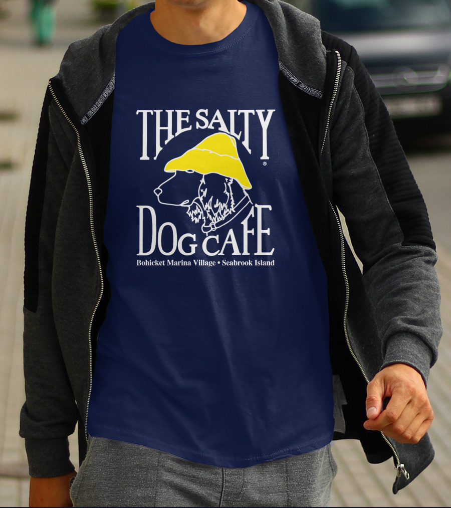 The Salty Dog Café Bohicket Marina Village Seabrook Island T-Shirt