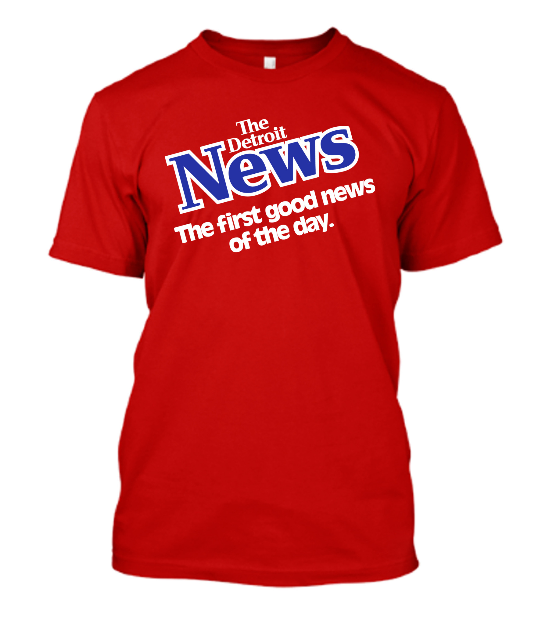 The Detroit News The First Good News Of The Day Vintage Shirrt T-Shirt