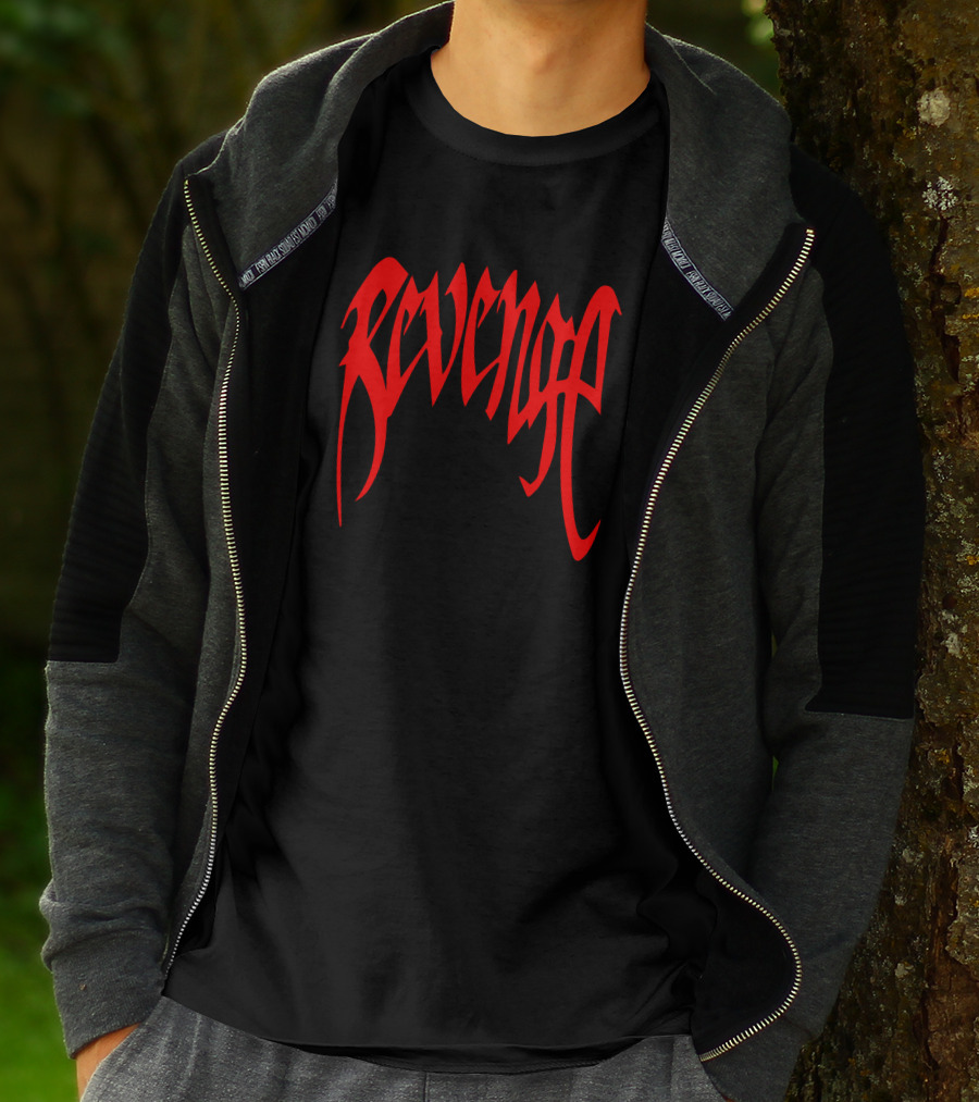 Revenge Merch Red Gothic T-Shirt