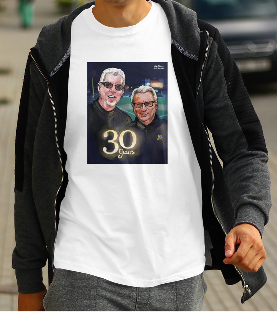 Kruk And Kuip 30 Years NBC Sports Giants Celebrating Broadcasting Legends T-Shirt