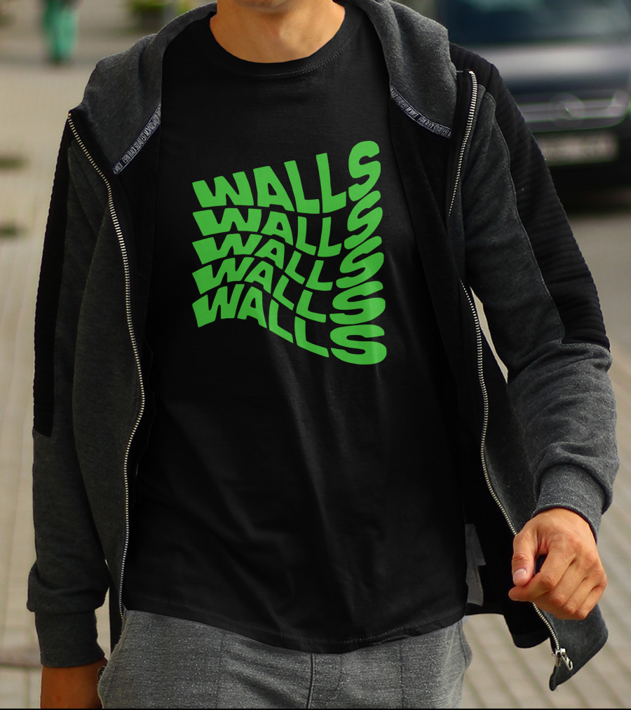 Louis Tomlinson Walls Text Green T-Shirt