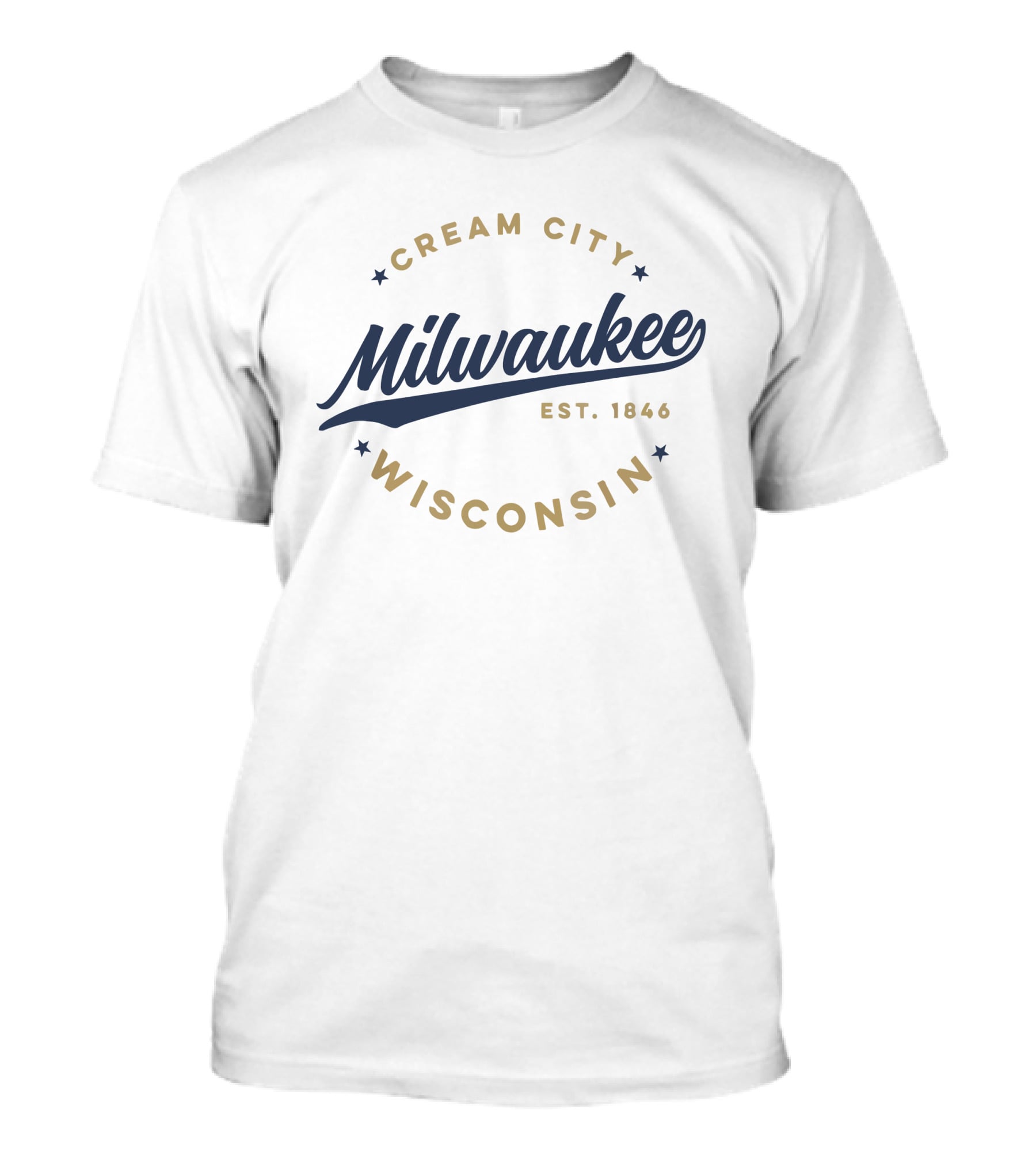 Cream City Milwaukee Wisconsin Est. 1846 T-Shirt