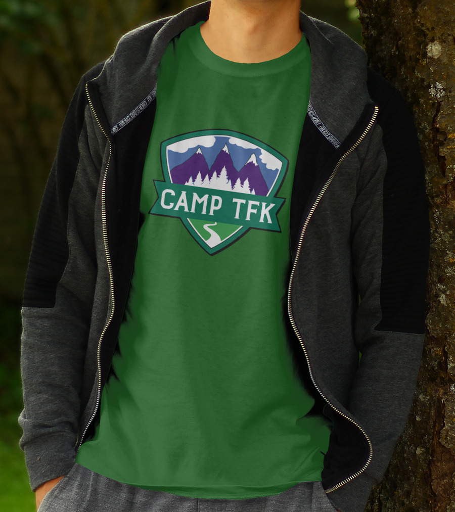Camp TFK Mountain Adventure Badge T-Shirt