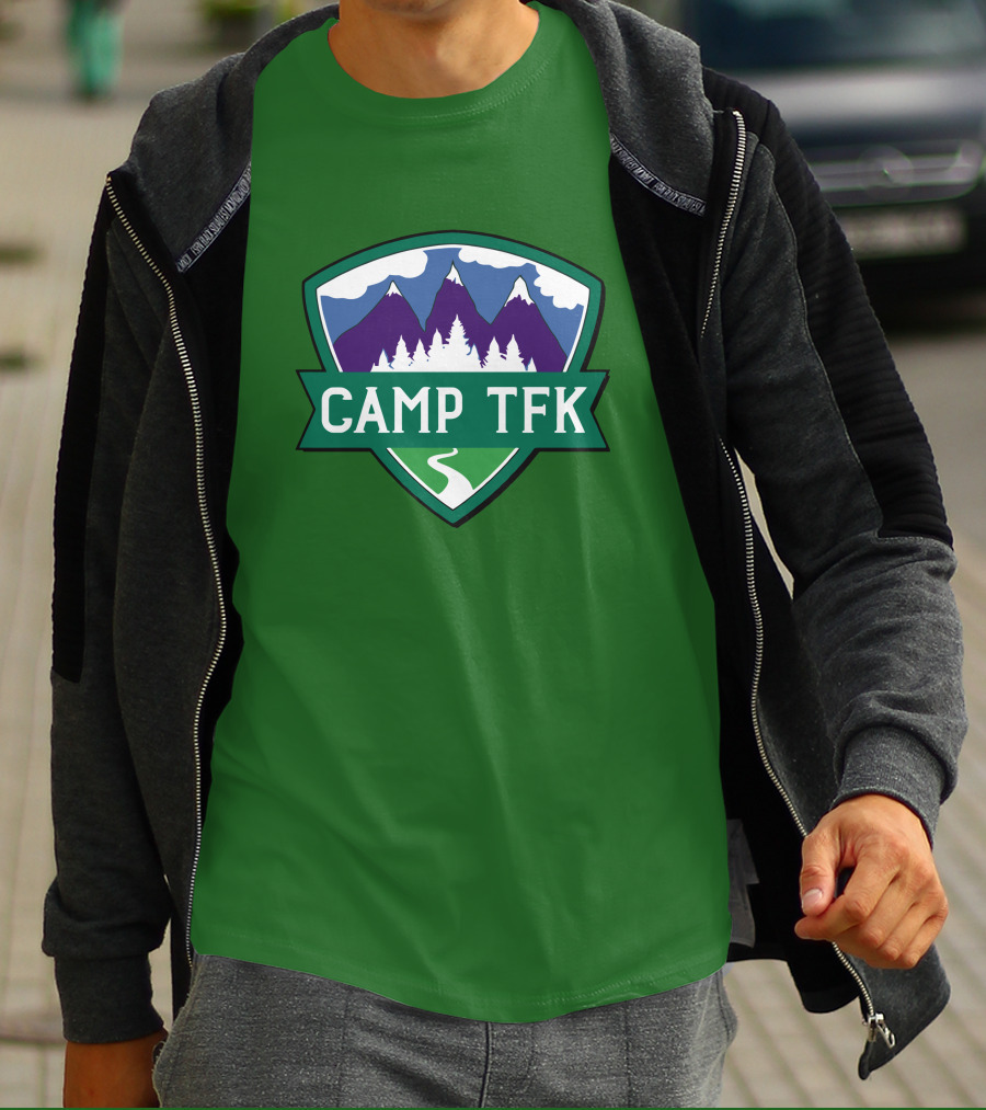 Camp TFK Mountain Adventure Badge T-Shirt