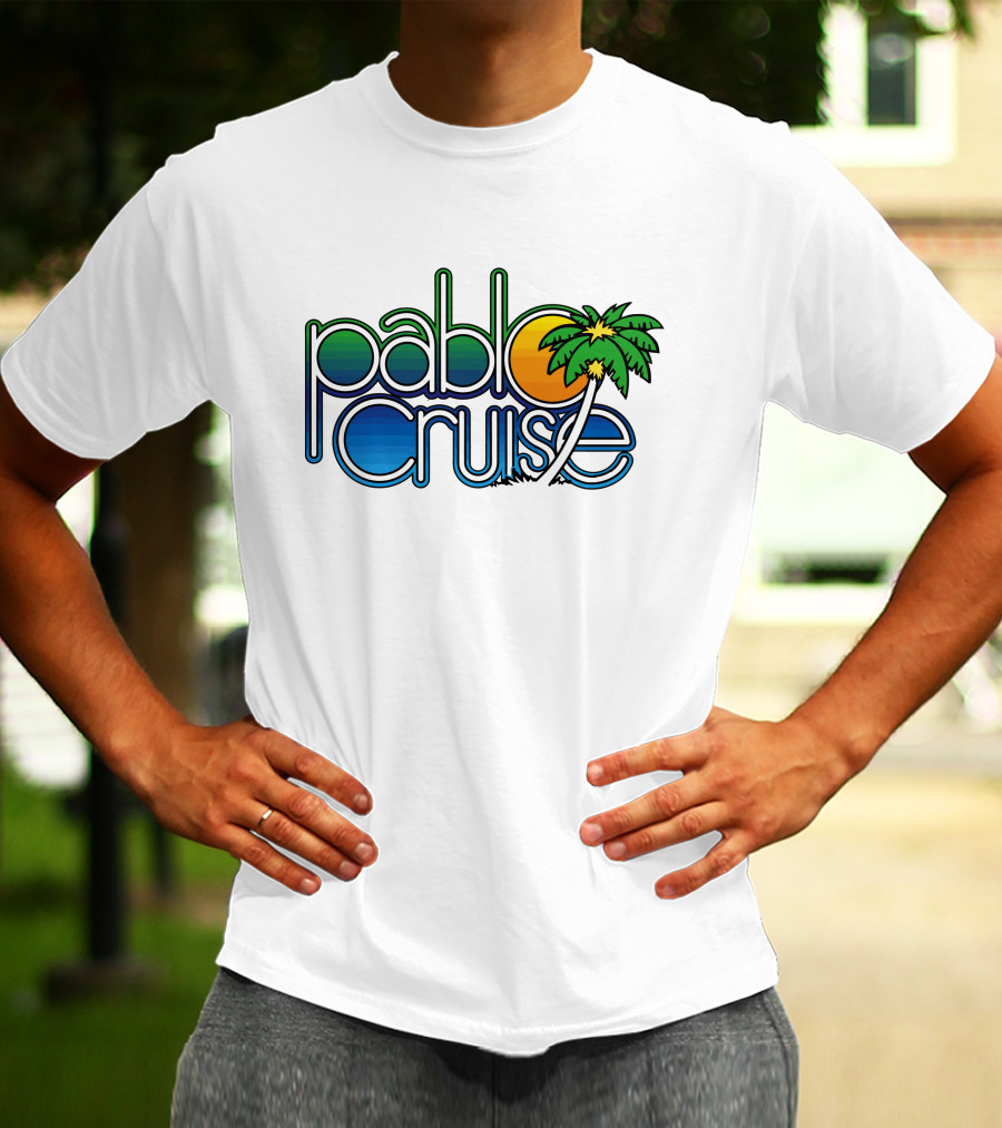 Pablo Cruise Logo Palm Tree Sun T-Shirt