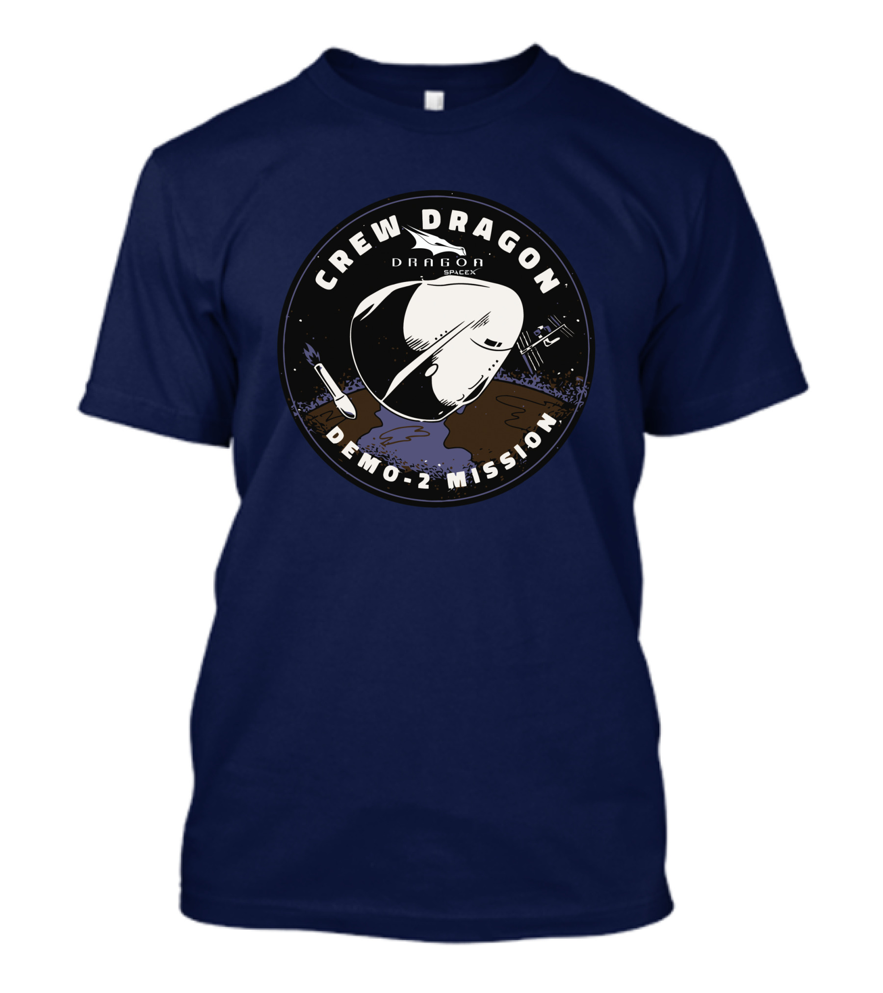 Crew Dragon Demo-2 Mission SpaceX T-Shirt