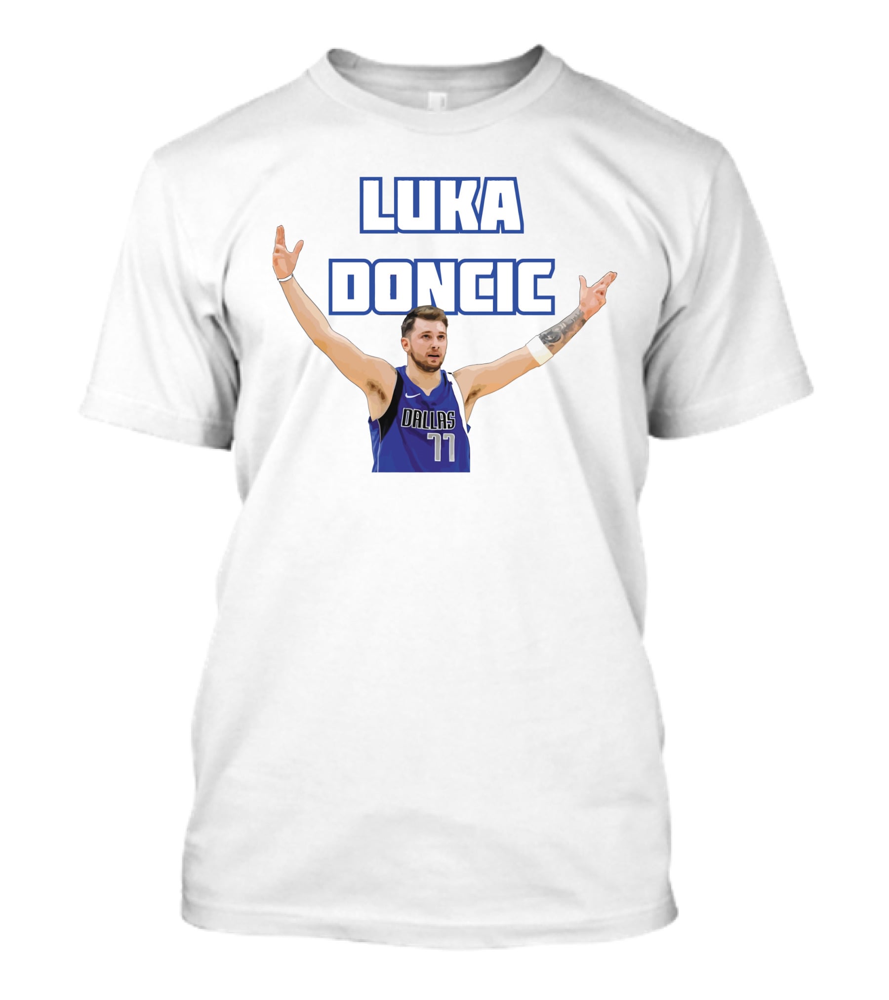 Luka Doncic Dallas Basketball 77 T-Shirt