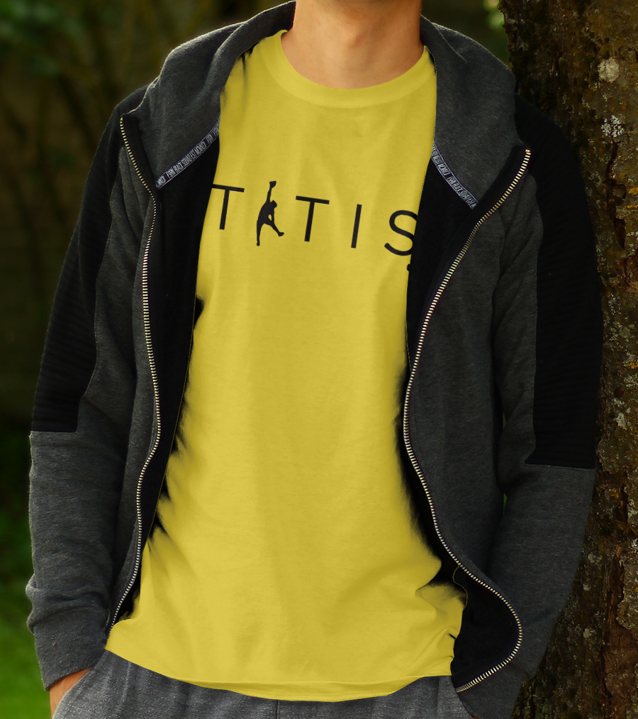 TATIS Air Niño Basketball Logo Yellow T-Shirt