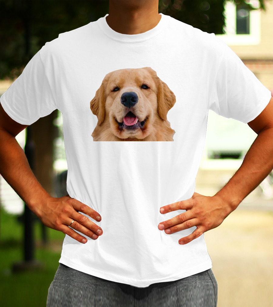Tucker Budzyn Golden Retriever Face T-Shirt