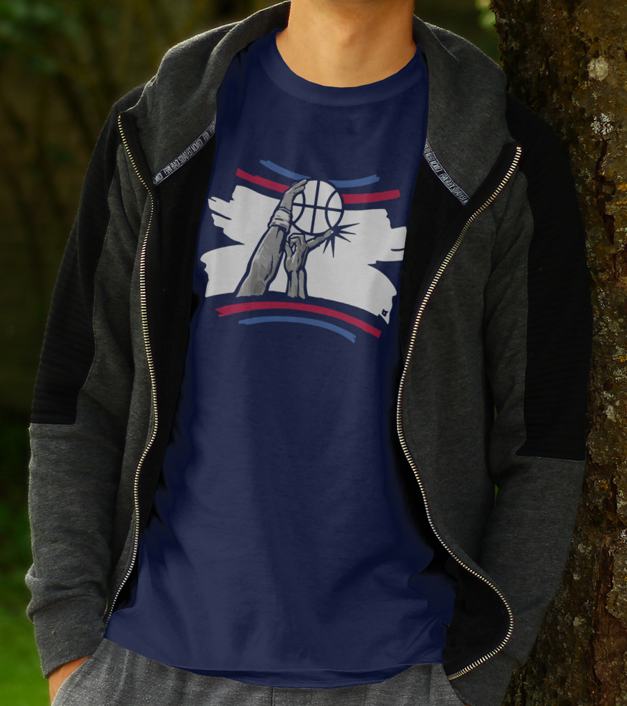 The Finger Block Basketball Iconic Defense Move T-Shirt