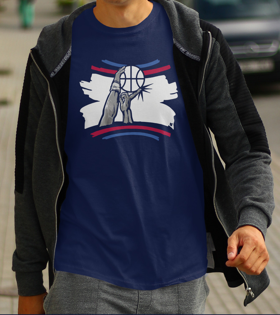 The Finger Block Basketball Iconic Defense Move T-Shirt